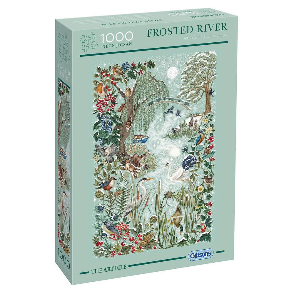 Gibsons The Art File Frosted River – 1000pc Puzzle